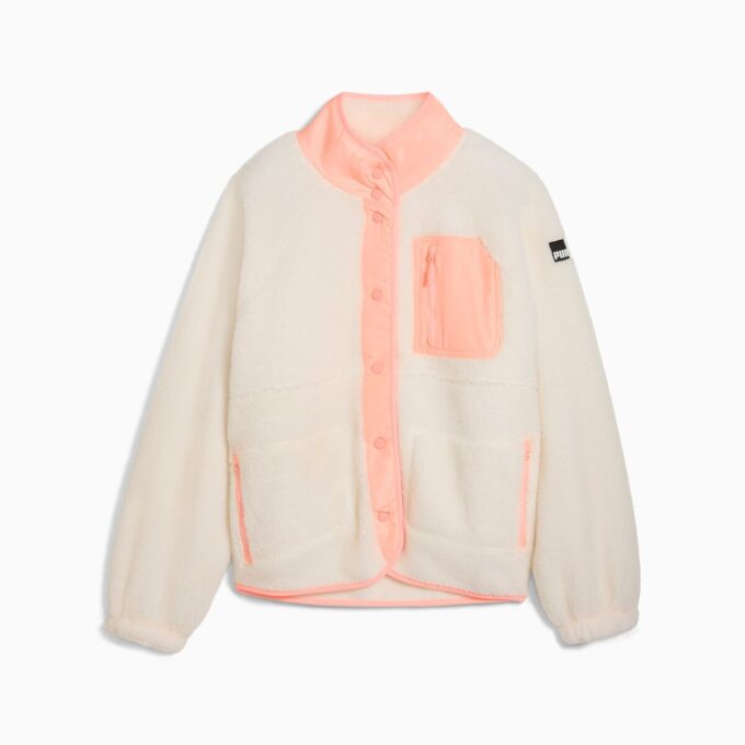 Polar Fleece Dame Sherpa Jakke