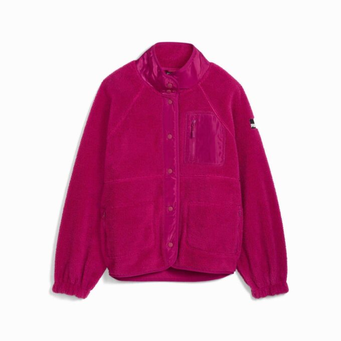 Polar Fleece Dame Sherpa Jakke