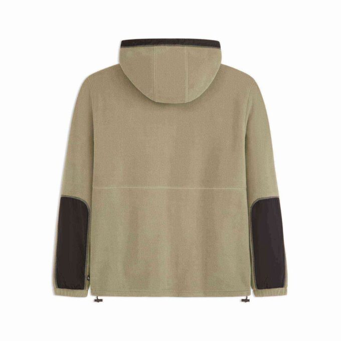 Polar Fleece Menn Hettegenser Fleece Isolert Jakke