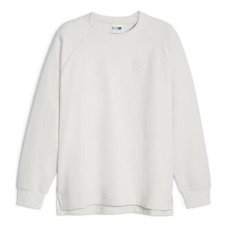 Populære serier Klassikere Teksturert Crew Neck Skjorte &laquo;Hvit&raquo;