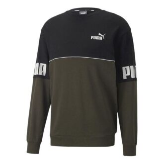Power Colorblock-genser «Svart»