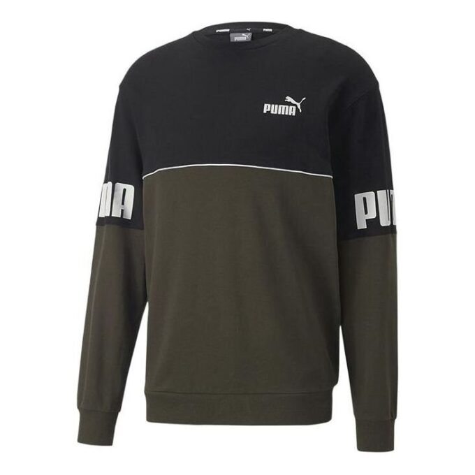 Power Colorblock-genser «Svart»