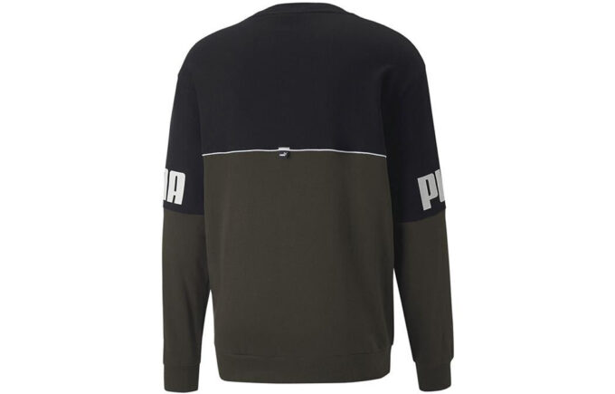 Power Colorblock-genser «Svart»