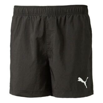 Preget logo fleece shorts &laquo;Svart og hvit&raquo;
