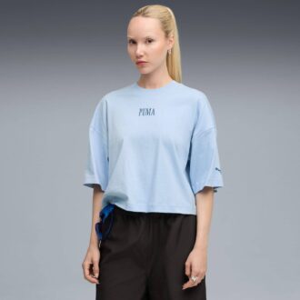 Premium Essentials Dame Overdimensjonert Graphic T-skjorte