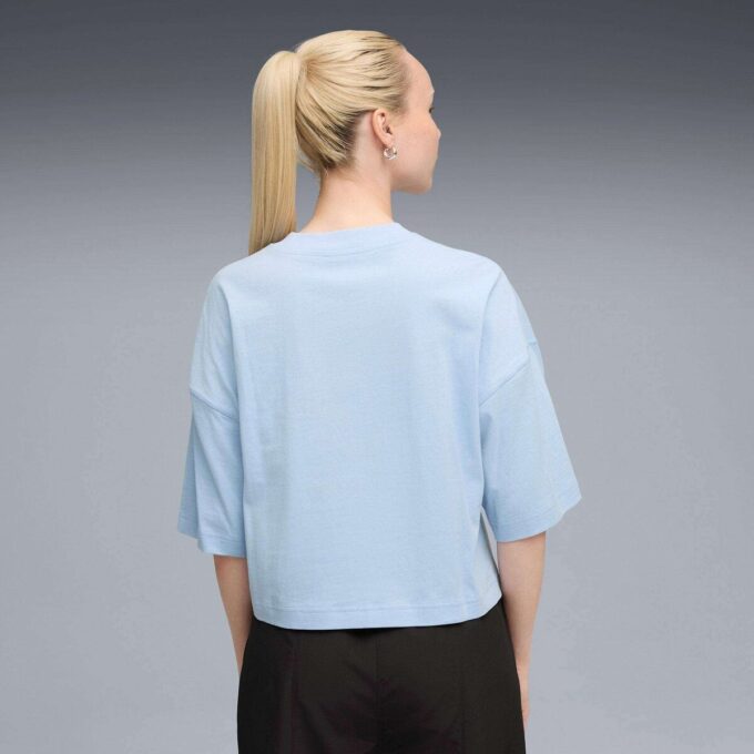 Premium Essentials Dame Overdimensjonert Graphic T-skjorte