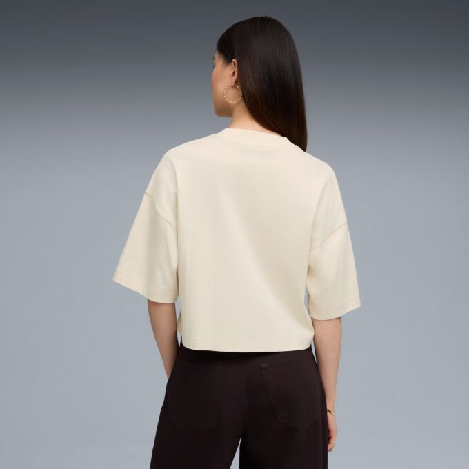 Premium Essentials Dame Overdimensjonert Graphic T-skjorte