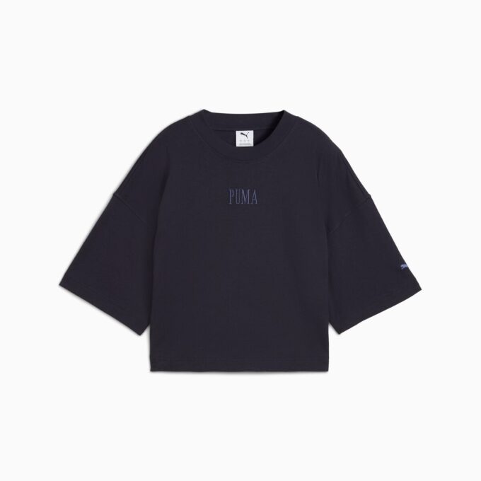 Premium Essentials Dame Overdimensjonert Graphic T-skjorte