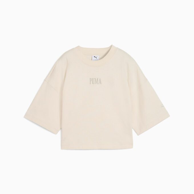 Premium Essentials Dame Overdimensjonert Graphic T-skjorte