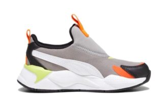 (PS) RS-X3 Slip-On «Betonggrå Rickie Orange»