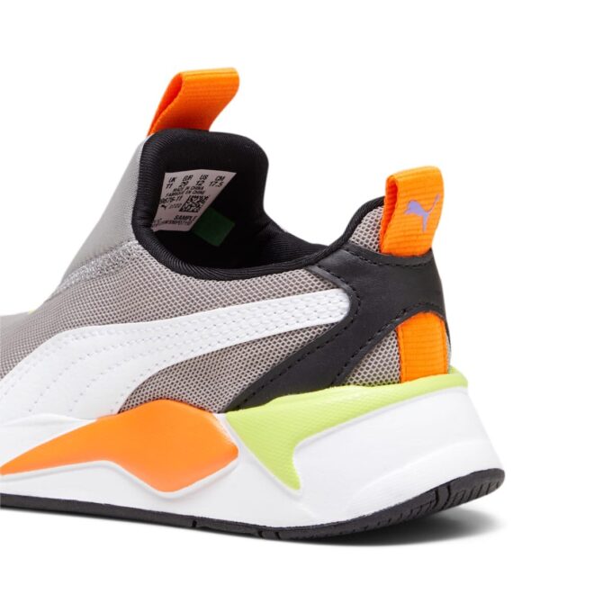 (PS) RS-X3 Slip-On «Betonggrå Rickie Orange»