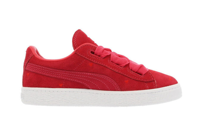 (PS) Semskede Hjerte PS Sneakers Røde