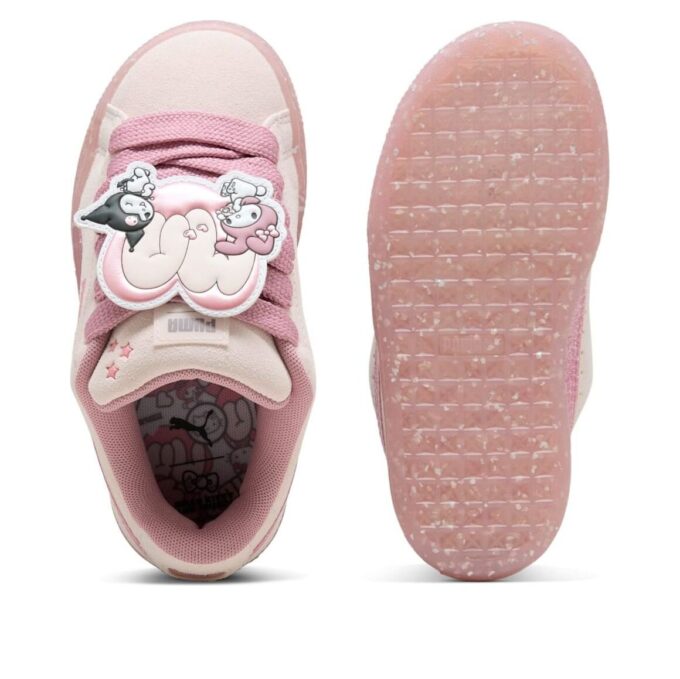 (PS) Semsket skinn XL «Hello Kitty og vennene hans jasminblomst»