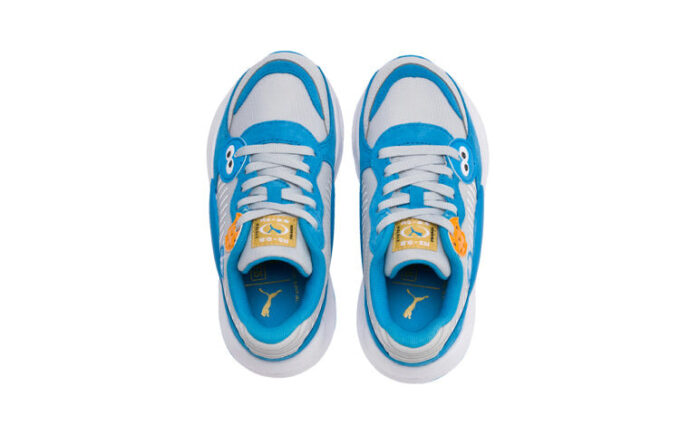 (PS) Sesame Street x PUMA 50 Rs 9.8 Løpesko Blå/Grå