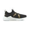 (PS) Slip-On Run med kabel «Black Team Gold»