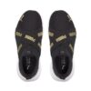 (PS) Slip-On Run med kabel «Black Team Gold»