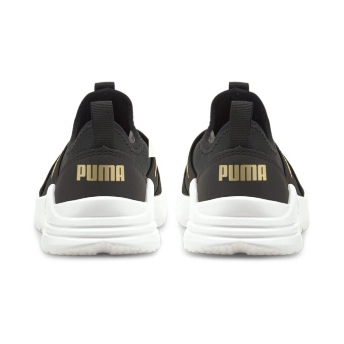 (PS) Slip-On Run med kabel «Black Team Gold»