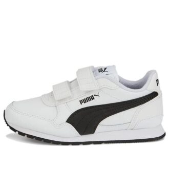 (PS) ST Runner v3 skinnsko &laquo;Hvite og svarte&raquo;