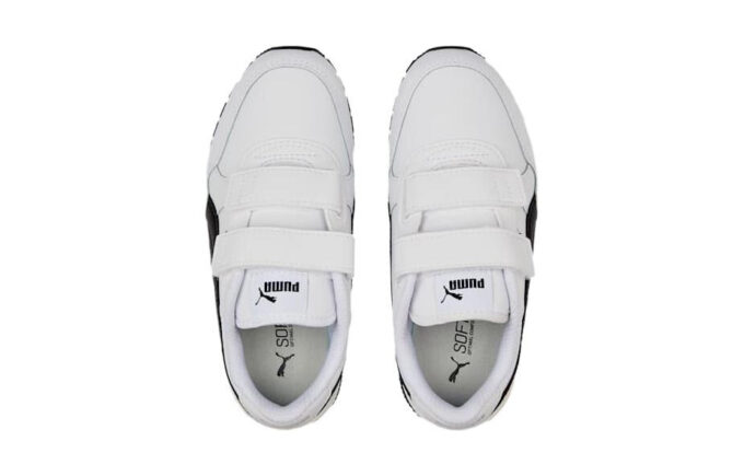 (PS) ST Runner v3 skinnsko &laquo;Hvite og svarte&raquo;