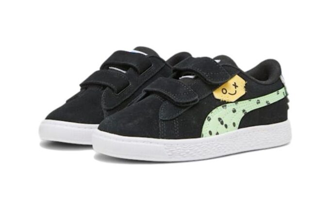 (PS) Suede Classic «Mix Match – Svart vårbregne»