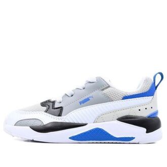 (PS) X-ray 2 Square Low-Top Hvit/Blå