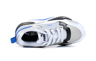 (PS) X-ray 2 Square Low-Top Hvit/Blå