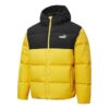 Puffer Dunjakke &laquo;Gul Svart&raquo;