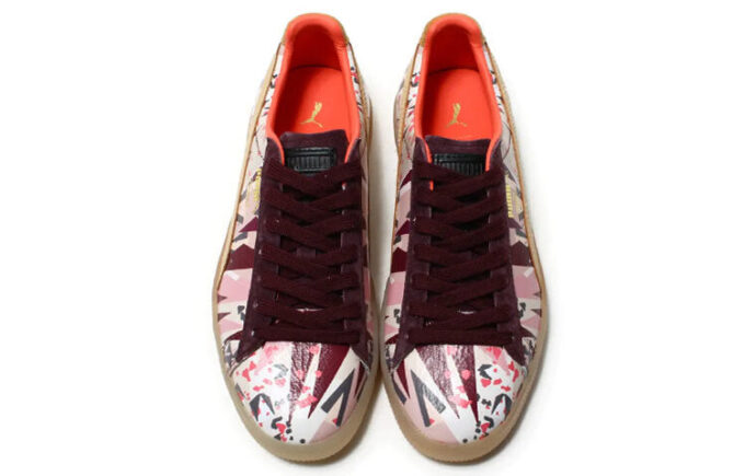 Puma(WMNS) NATUREL x PUMA Clyde Board Sko Flerfargede