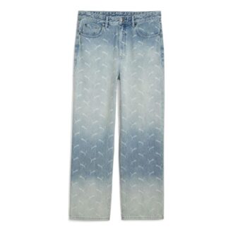 PUMA x A$AP ROCKY Laser Monogram Denim Jeans «Faded Denim AOP»