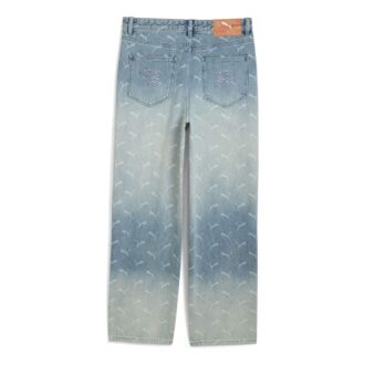 PUMA x A$AP ROCKY Laser Monogram Denim Jeans «Faded Denim AOP»