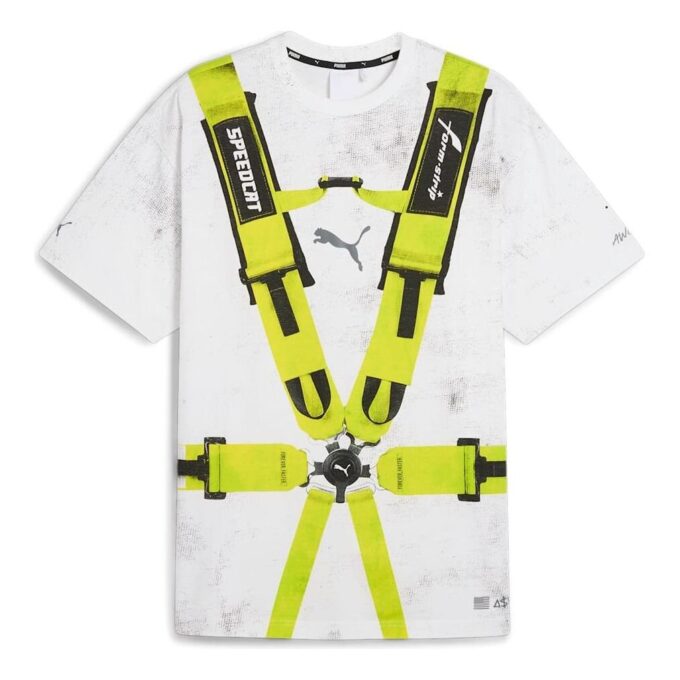 PUMA x A$AP ROCKY Seatbelt T-skjorte «Hvit Lime»