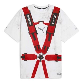PUMA x A$AP ROCKY Seatbelt T-skjorte «Hvit Rød»
