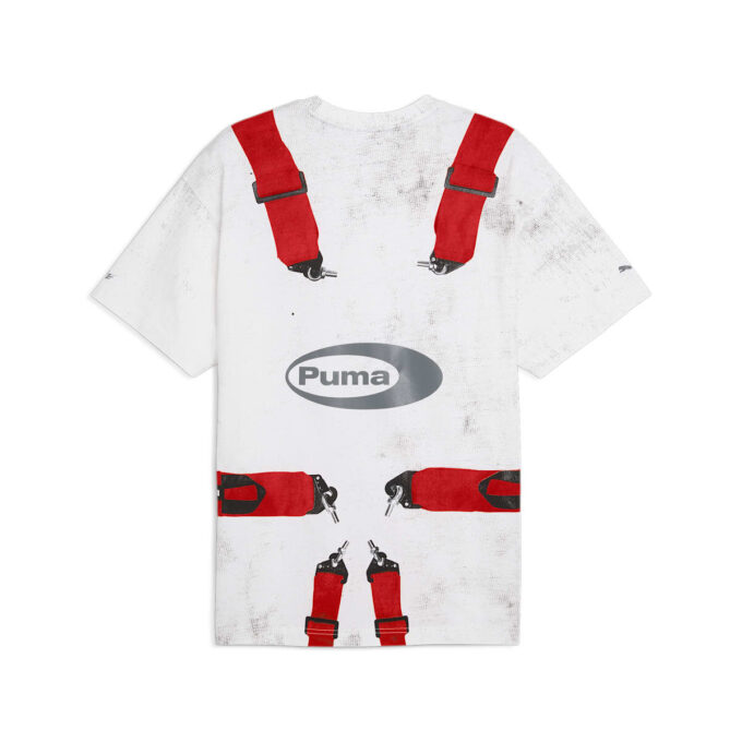PUMA x A$AP ROCKY Seatbelt T-skjorte «Hvit Rød»