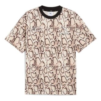 PUMA x A$AP ROCKY slangeskinns-T-skjorte «Frosted Ivory AOP»