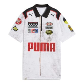 PUMA x A$AP ROCKY Team Zip Poloskjorte «Hvit»