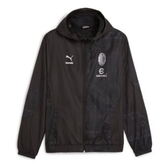 PUMA x AC MILAN PLEASURES Fotballjakke før kamp «Svart»