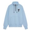 PUMA x Ami Genser med halv glidelås «Blå»