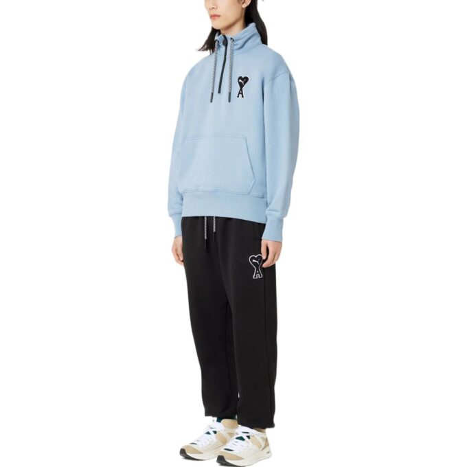 PUMA x Ami Genser med halv glidelås «Blå»