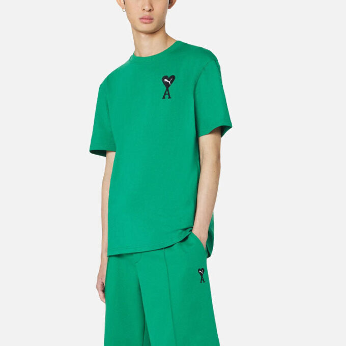 PUMA x AMI Graphic T-skjorte «Grønn»
