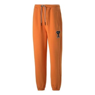 PUMA x Ami Joggebukse «Oransje»