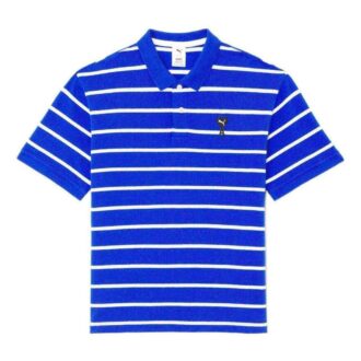 PUMA x AMI Kortermet Poloskjorte «Blå»