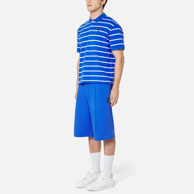 PUMA x AMI Kortermet Poloskjorte «Blå»
