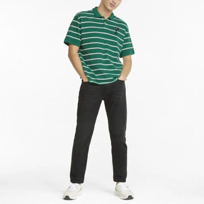 PUMA x Ami kortermet poloskjorte «Grønn»