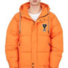 PUMA x AMI Pufferjakke «Oransje»