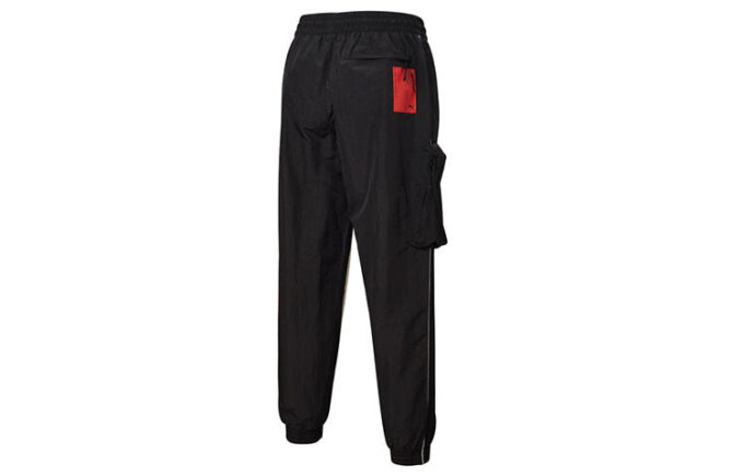 PUMA x ATTEMPT Crossover Casual Snøring Vevde Langbukser Svart