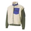 PUMA x Attempt Sherpa Fleece Jakke «Beige Grønn Blå»