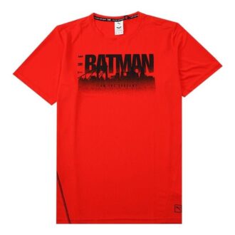 PUMA x Batman Performance Graphic T-skjorte «Rød»