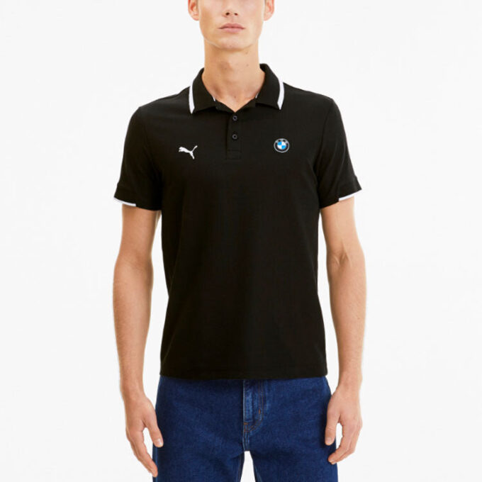 PUMA x BMW Motorsport Poloskjorte «Svart og hvit»