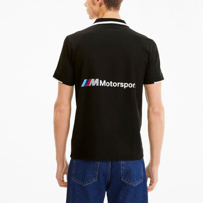 PUMA x BMW Motorsport Poloskjorte «Svart og hvit»