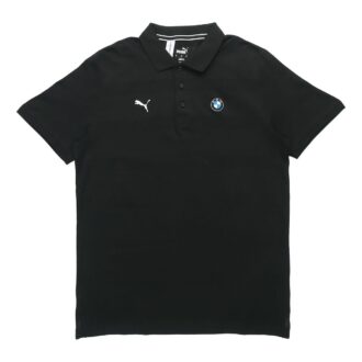 PUMA x BMW Motorsport stripete poloskjorte «Svart og hvit»